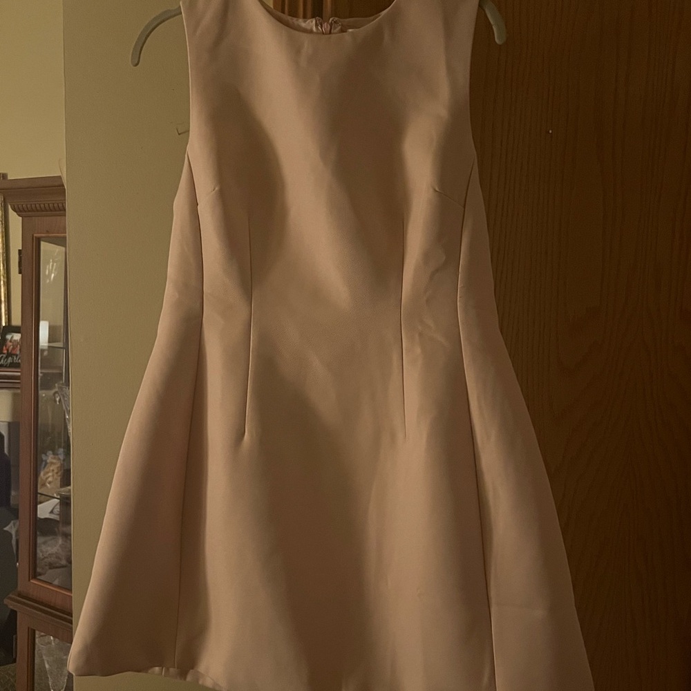 A light pink dress